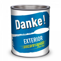 Vopsea Email Lemn / Metal Danke Uscare Rapida Int/ Ext Alb 2.5 L