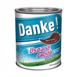 Vopsea Email Lemn / Metal Danke Uscare Rapida Int/ Ext Maro Roscat 0.75 L