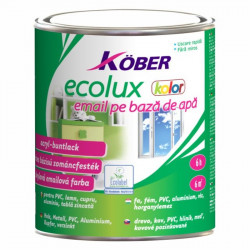 Vopsea Ecolux Email Pe Baza De Apa Alb 0.75l