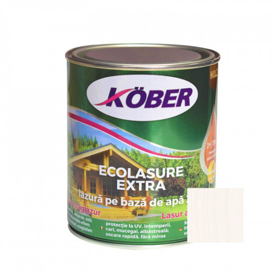 Lac Kober Ecolasure Extra Alb 0.75l