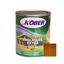 Lac Ecolasure Extra Stejar Deschis 3 In 1 Pt Lemn Int/ext Pe Baza De Apa Kober 0.75 L