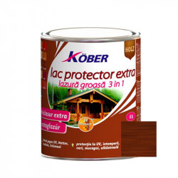 Lac Protector Extra Kober 3 In 1 Pt Lemn Int/ext Palisandru 2.5 L
