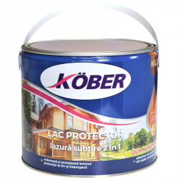 Lac Protector Kober  Lazura Subtire 2 In 1 Cires 2.5 L