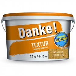 Tencuiala Decorativa Danke Textur Orange Luminos 25 Kg