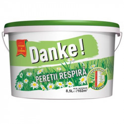 Vopsea Lavabila Danke Disp Int Alb Peretii Respira 8.5l