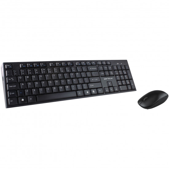 Kit Tastatura + Mouse Serioux Nk9800wr Wireless 2.4ghz Us Layout Multimedia Mous