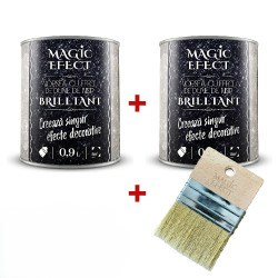 Pachet Magic Efect 1+1 Brilliant Crem C01 0.9l +pensula