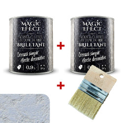 Pachet Magic Efect 1+1 Brilliant Argintiu C02 0.9l +pensula