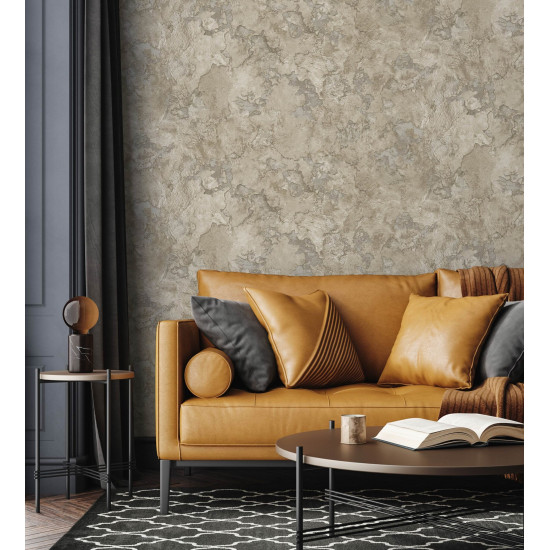 Tapet Vinil Superlavabil Antibacterian Ignifug Model Stucco Icon Crem 24109-3 10.6 Mp/rola