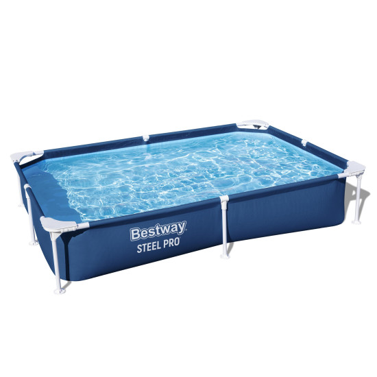 Piscina Bestway Dreptunghiulara Cu Cadru Metalic 2.21 M X 1.5 M X 43 Cm