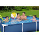 Piscina Bestway Dreptunghiulara Cu Cadru Metalic 2.59 M X 1.7 M X 61 Cm