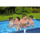 Piscina Bestway Dreptunghiulara Cu Cadru Metalic 2.59 M X 1.7 M X 61 Cm