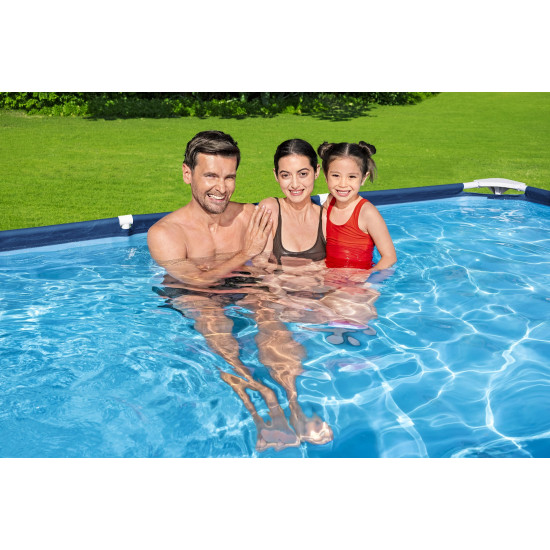Piscina Bestway Dreptunghiulara Cu Cadru Metalic 3 M X 2.01 M X 66 Cm Piscina Bestway Dreptunghiulara Cu Cadru Metalic 3 M X 2.01 M X 66 Cm