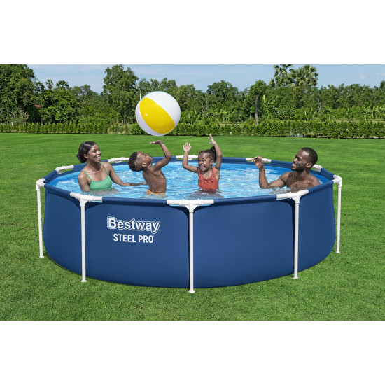 Piscina Bestway Rotunda Cu Cadru Metalic 3.05 M X 76 Cm