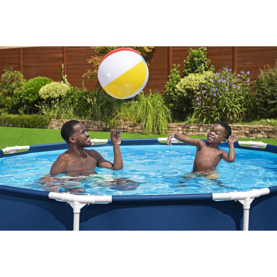 Piscina Bestway Rotunda Cu Cadru Metalic 3.05 M X 76 Cm