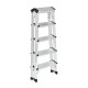Scara Aluminiu Dubla Alx 2x5 Trepte Inaltime 1.04m 150 Kg Scara Aluminiu Dubla Alx 2x5 Trepte Inaltime 1.04m 150 Kg
