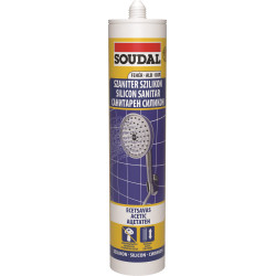 Silicon Sanitar Alb 280ml Soudal