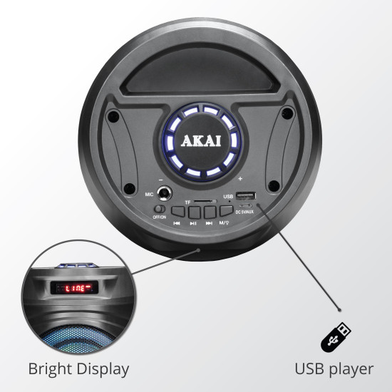 Boxa Portabila Akai Cu Bt Abts-530bt