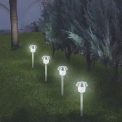 Lampa Solara De Gradina Cu Baterie Solara Metalica Mx 715d