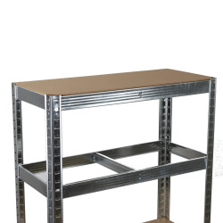 Raft Galvanizat Argintiu Rotor 120wx45dx180h Cm 175kg Nivel 5 Nivele