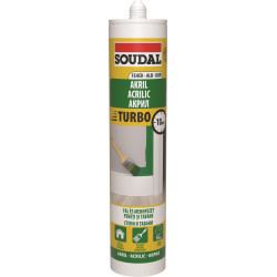 Mastic Acrilic Turbo Alb 280ml Soudal