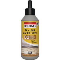 Adeziv Pentru Lemn Soudal D2 64a Uscare Rapida 250gr