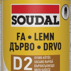 Adeziv Pentru Lemn Soudal D2 64a Uscare Rapida 250gr Adeziv Pentru Lemn Soudal D2 64a Uscare Rapida 250gr