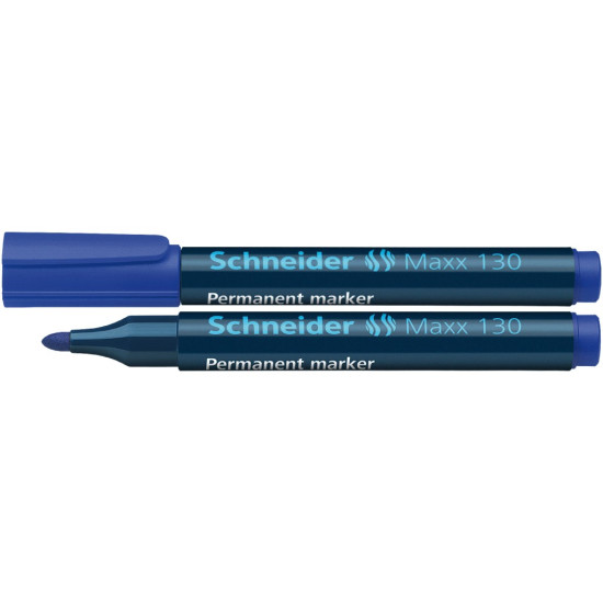 Marker Permanent Varf Rotund 1-3mm Schneider 130 Albastru