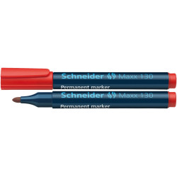 Marker Permanent Varf Rotund 1-3mm Schneider 130 Rosu