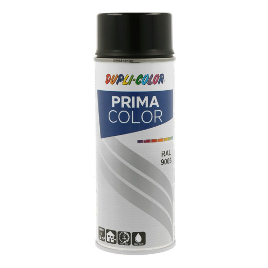 Vopsea Spray Duplicolor Prima Ral 9005 Negru Lucios 600ml  Cod 100607