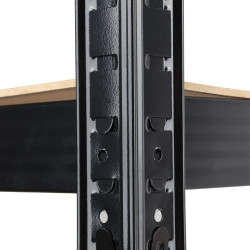 Raft Galvanizat Negru Rotor 70wx30dx150h Cm 175kg Nivel 5 Nivele
