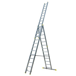 Scara Aluminiu 3 Tronsoane Bs-dw 3x13 Trepte
