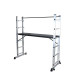 Schela Aluminiu Alx Mobila Pliabila O Podina  2x7 Trepte Inaltime Lucru 3.26m