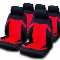 Set Huse Keen Negru/rosu