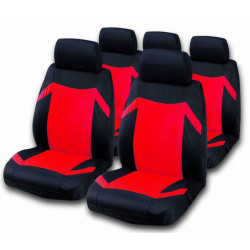 Set Huse Keen Negru/rosu