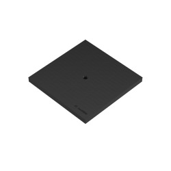 Capac Pp Basic Negru Pt Camin Patrat A15 300x300 (3389-n)