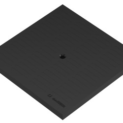 Capac Pp Basic Negru Pt Camin Patrat A15 300x300 (3389-n)