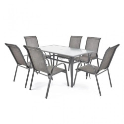 Set Mobilier De Gradina Sofia Gri 6 Piese Hecht Sofiaset6