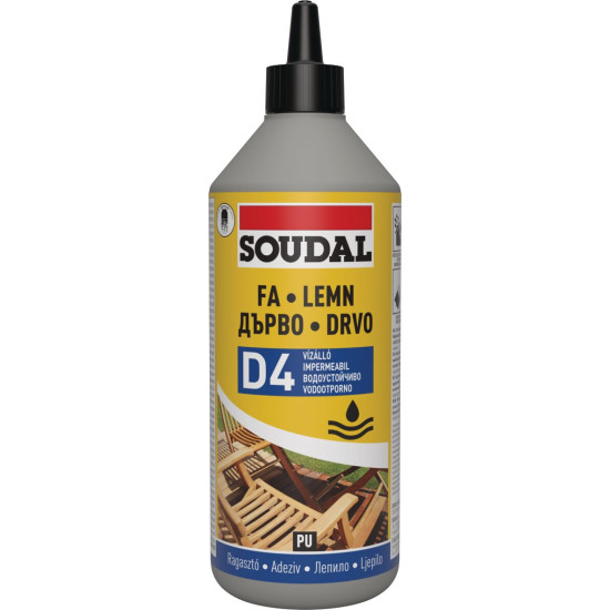 Adeziv Poliuretanic Pentru Lemn Soudal D4 66a 250gr