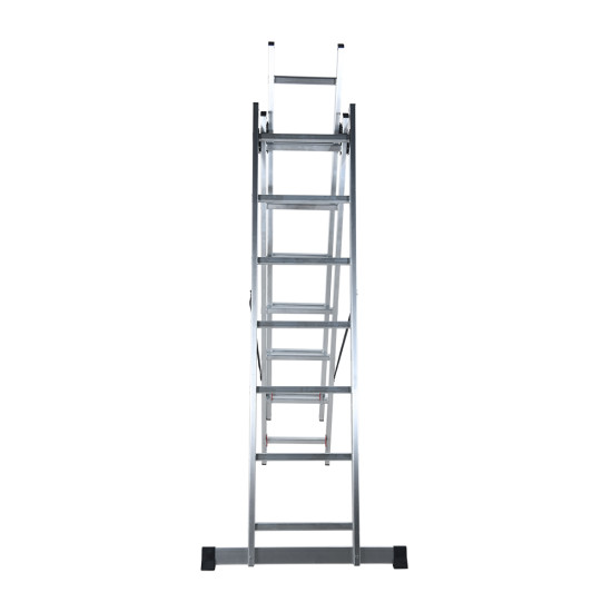 Scara Aluminiu Alx Adaptabila 3x7 Trepte Inaltime 4.07m 150 Kg Scara Aluminiu Alx Adaptabila 3x7 Trepte Inaltime 4.07m 150 Kg