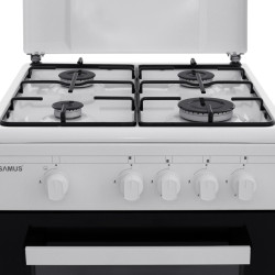 Aragaz Samus Sm 450abs 4a Arzatoare 50cm Alb Aragaz Samus Sm 450abs 4a Arzatoare 50cm Alb
