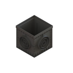 Camin Pp Basic Negru Patrat A15-c250 300x300 (8370-n)