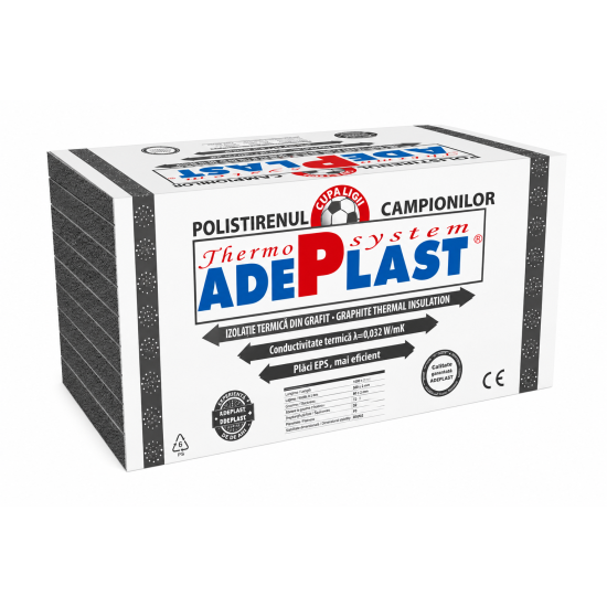 Polistiren Grafitat Expandat Exterior Adeplast  Eps 80 - 10 Cm