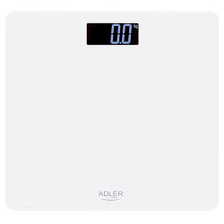 Cantar Persoane Sticla Securizata Adler Capacitate 150 Kg Alb Ad8157
