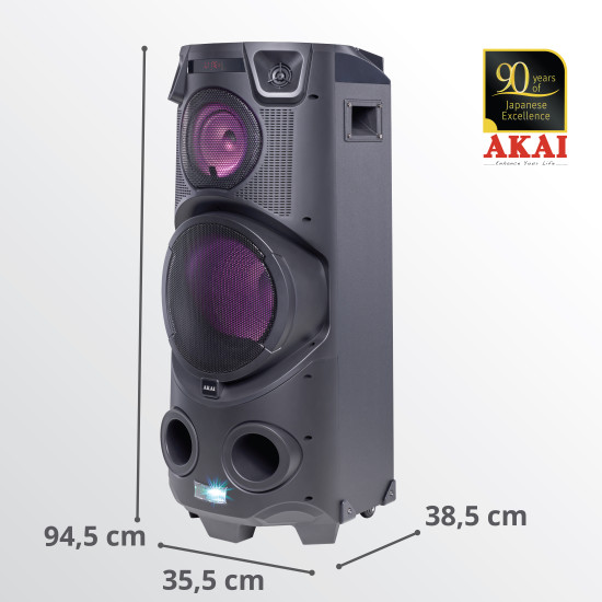 Boxa Portabila Cu Glob Luminos Si 2 Microfoane Wireless 120w Party Speaker 500 Boxa Portabila Cu Glob Luminos Si 2 Microfoane Wireless 120w Party Speaker 500