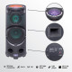 Boxa Portabila Cu Glob Luminos Si 2 Microfoane Wireless 120w Party Speaker 500 Boxa Portabila Cu Glob Luminos Si 2 Microfoane Wireless 120w Party Speaker 500