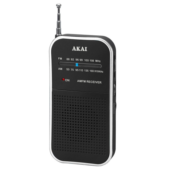 Radio Portabil Akai Apr-350 0.3w Negru