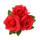 Aranjament Flori Artificiale Mini Roses Rosu 24cm