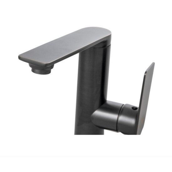 Baterie Lavoar Tip Stalp Stylish Negru Ermetiq