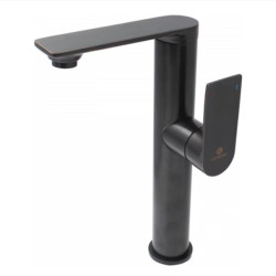 Baterie Lavoar Tip Stalp Stylish Negru Ermetiq